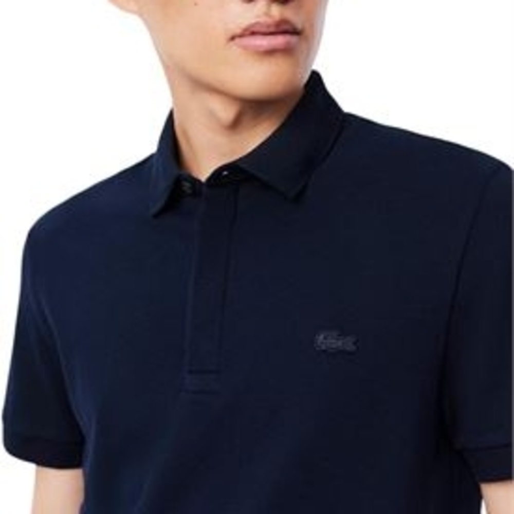 Lacoste Men's Dark Blue Paris Pique Polo Shirt